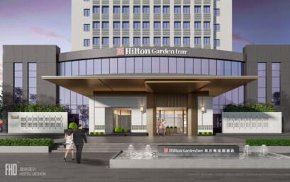 FHD酒店设计新作丨宿迁希尔顿花园酒店，苏式园林加持下的当代艺术沙龙馆