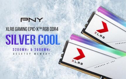 PNY推出XLR8 电竞 DDR4 银色战士台式机灯光内存